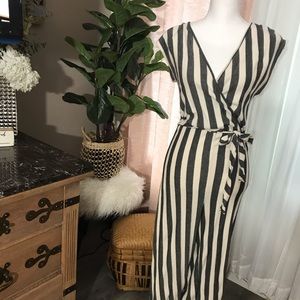 Striped Jumpsuit